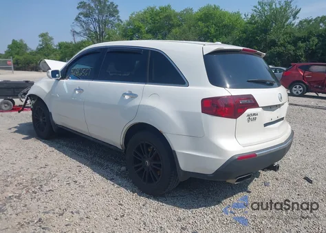 2012 Acura Mdx Technology Package z USA, uszkodzony, nr VIN 2HNYD2H31CH536046